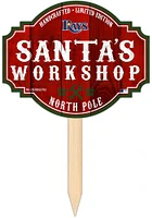 Tampa Bay Rays Santa Workshop Sign