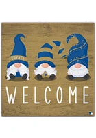Kansas City Royals Welcome Gnomes Sign - Blue