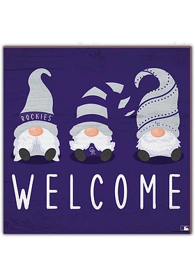 Colorado Rockies Welcome Gnomes Sign