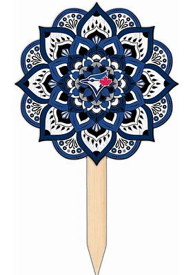 Toronto Blue Jays Mandala Yard Sign - Blue
