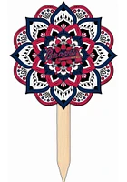 Atlanta Braves Mandala Yard Sign - Blue