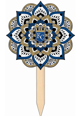 Kansas City Royals Mandala Yard Sign - Blue
