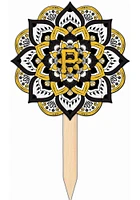Pittsburgh Pirates Mandala Yard Sign - Black
