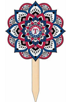 Texas Rangers Mandala Yard Sign - Blue