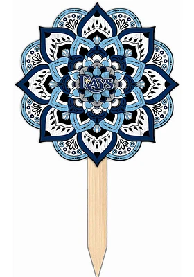 Tampa Bay Rays Mandala Yard Sign - Blue