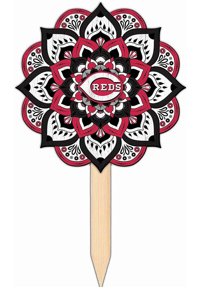 Cincinnati Reds Mandala Yard Sign