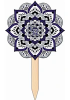 Colorado Rockies Mandala Yard Sign - Purple