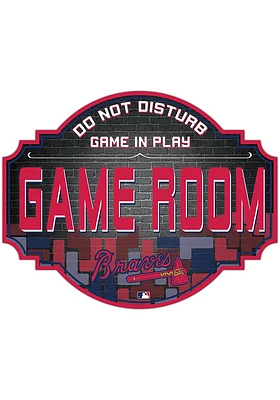 Atlanta Braves Inch Game Room Tavern Sign