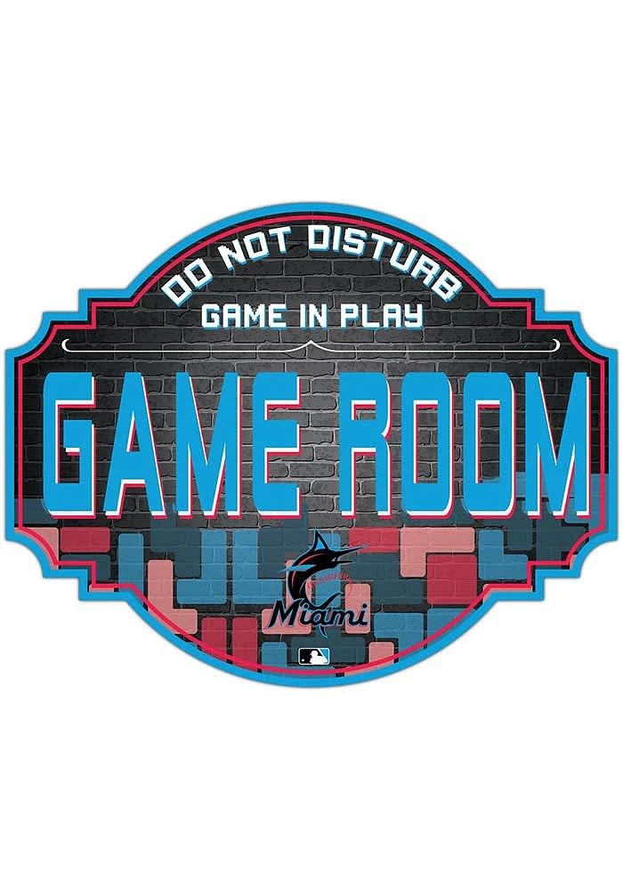 Miami Marlins Inch Game Room Tavern Sign