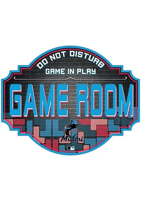 Miami Marlins Inch Game Room Tavern Sign