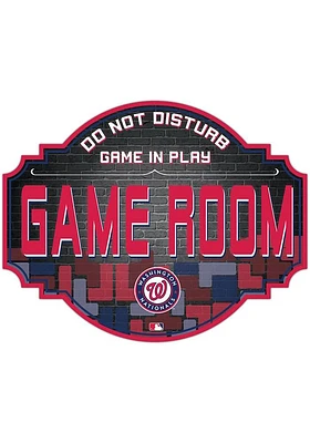 Washington Nationals Inch Game Room Tavern Sign