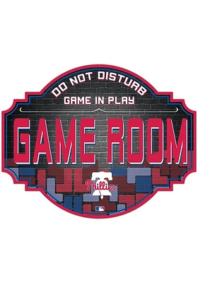 Philadelphia Phillies Inch Game Room Tavern Sign