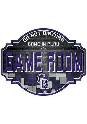 Colorado Rockies Inch Game Room Tavern Sign