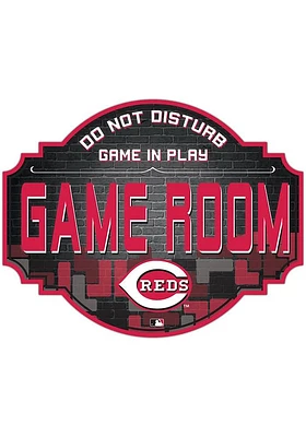 Cincinnati Reds 12 Inch Game Room Tavern Sign