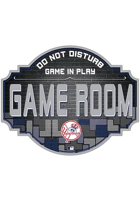 New York Yankees 12 Inch Game Room Tavern Sign