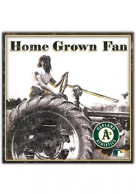 Oakland Athletics Aluminum Can Sign