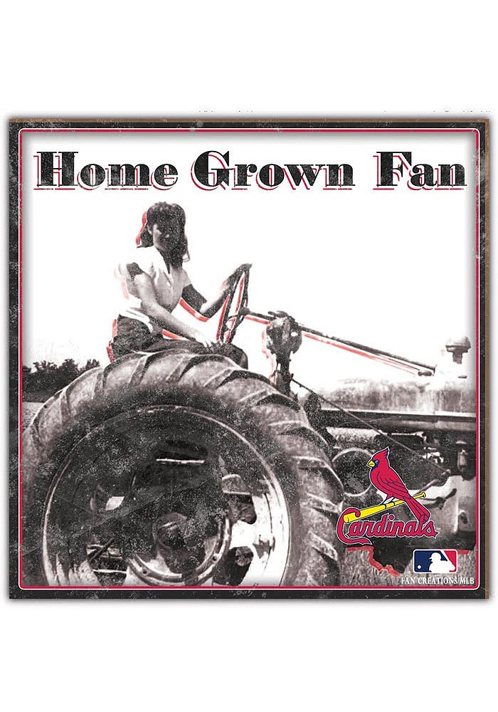 St Louis Cardinals Aluminum Can Sign