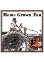 Baltimore Orioles Aluminum Can Sign - Orange
