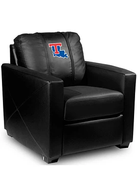 Louisiana Tech Bulldogs Faux Leather Club Desk Chair - Black