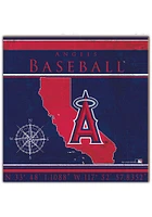 Los Angeles Angels Coordinates Sign