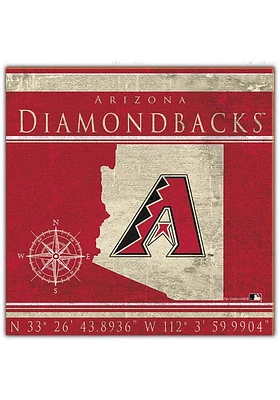 Arizona Diamondbacks Coordinates Sign