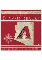 Arizona Diamondbacks Coordinates Sign