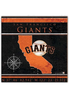 San Francisco Giants Coordinates Sign
