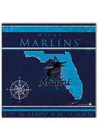 Miami Marlins Coordinates Sign
