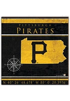 Pittsburgh Pirates Coordinates Sign