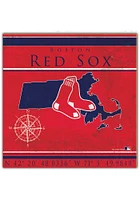 Boston Red Sox Coordinates Sign