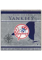 New York Yankees Coordinates Sign