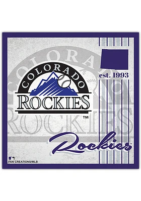 Colorado Rockies Album Sign