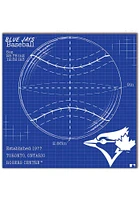 Toronto Blue Jays Ball Blueprint Sign