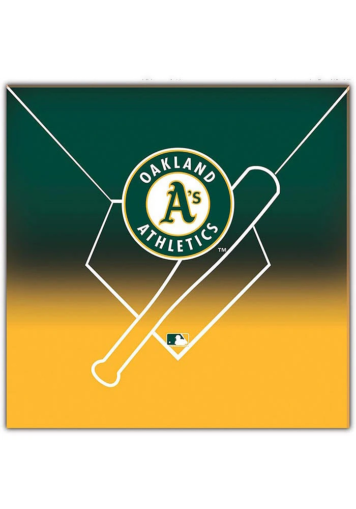Oakland Athletics Goal Gradient Sign
