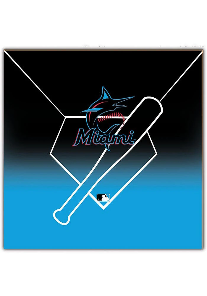 Miami Marlins Goal Gradient Sign