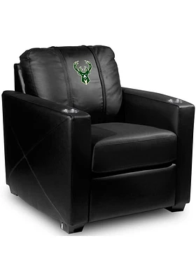 Milwaukee Bucks Faux Leather Club Desk Chair - Black