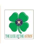 Houston Astros Luck of the Team Sign
