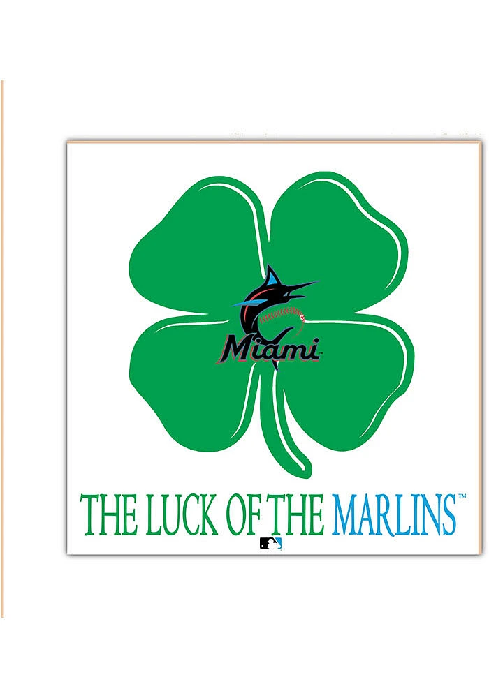 Miami Marlins Luck of the Team Sign