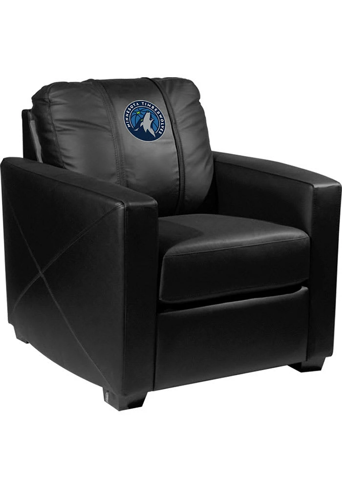 Minnesota Timberwolves Faux Leather Club Desk Chair - Black