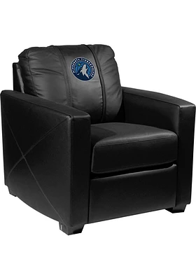 Minnesota Timberwolves Faux Leather Club Desk Chair - Black
