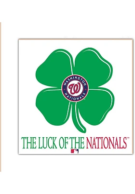 Washington Nationals Luck of the Team Sign