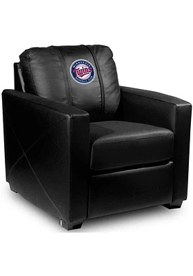 Minnesota Twins Faux Leather Club Desk Chair - Black