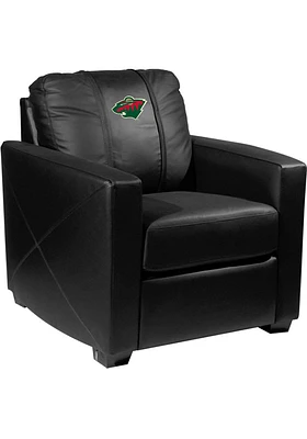 Minnesota Wild Faux Leather Club Desk Chair - Black
