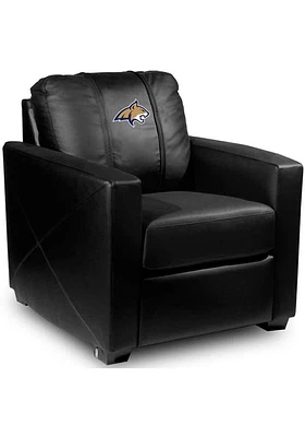 Montana State Bobcats Faux Leather Club Desk Chair - Black