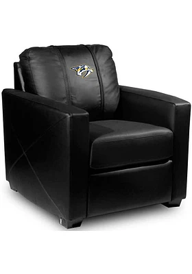 Nashville Predators Faux Leather Club Desk Chair - Black