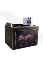 Atlanta Braves Distressed Desktop Organizer Desk Accessory