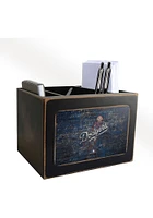 Los Angeles Dodgers Distressed Desktop Organizer Desk Accessory