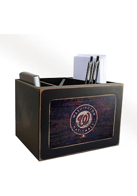 Washington Nationals Distressed Desktop Organizer Desk Accessory