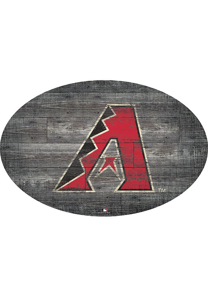 Arizona Diamondbacks 46 Inch Distressed Wood Sign