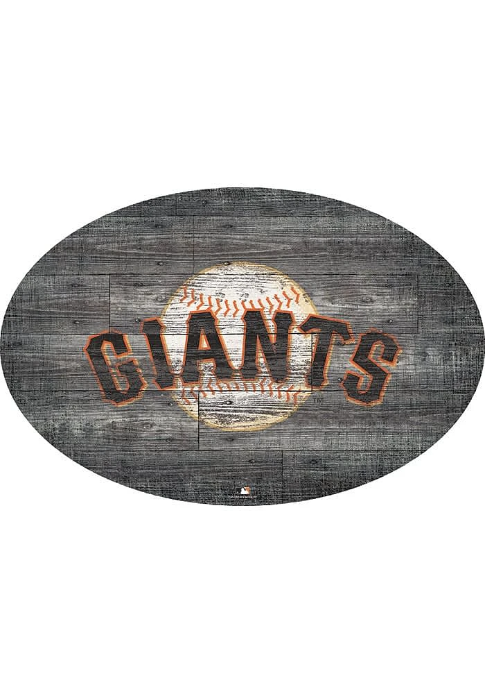 San Francisco Giants 46 Inch Distressed Wood Sign